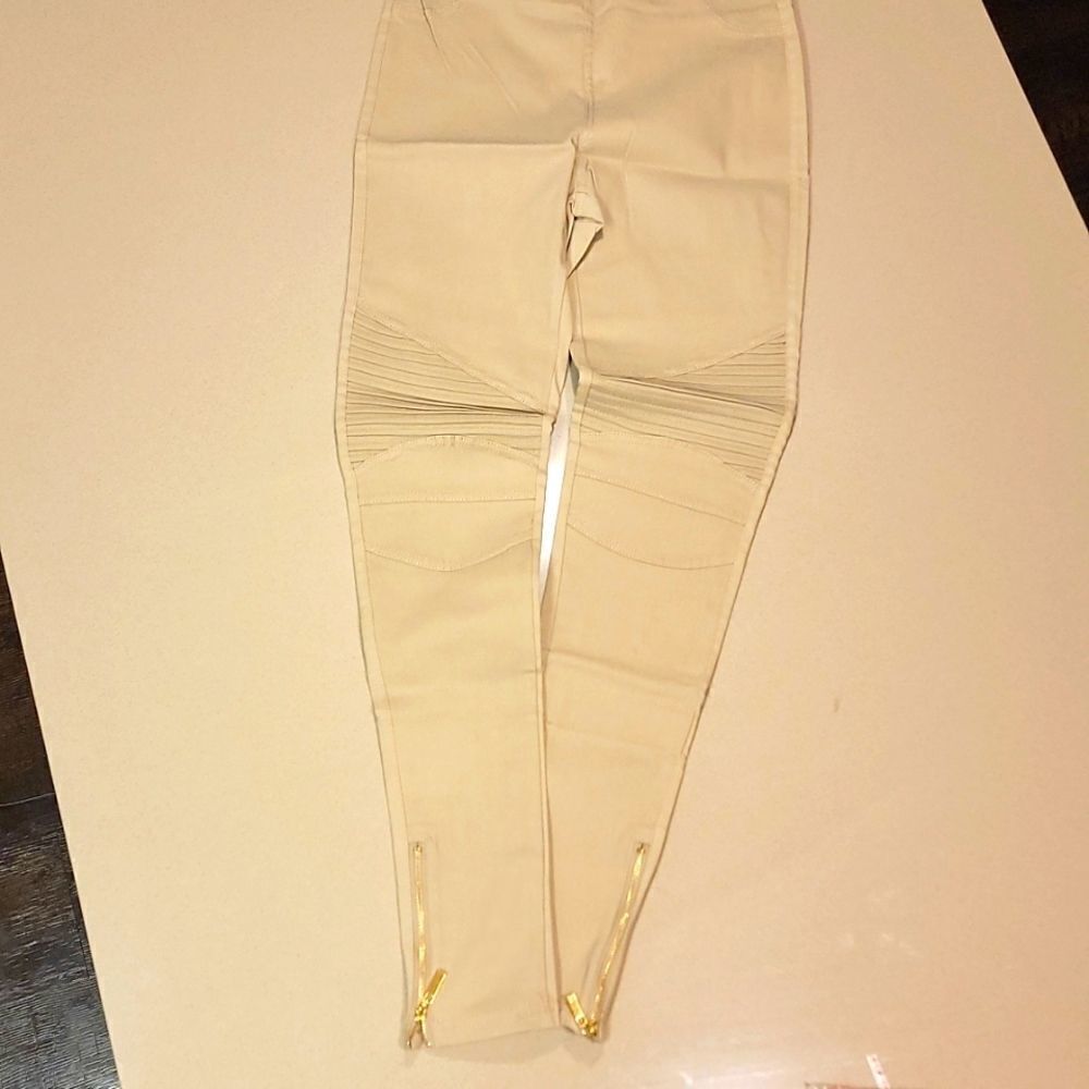 Khaki Motto Jeggings/Leggings - Picture 10 of 15